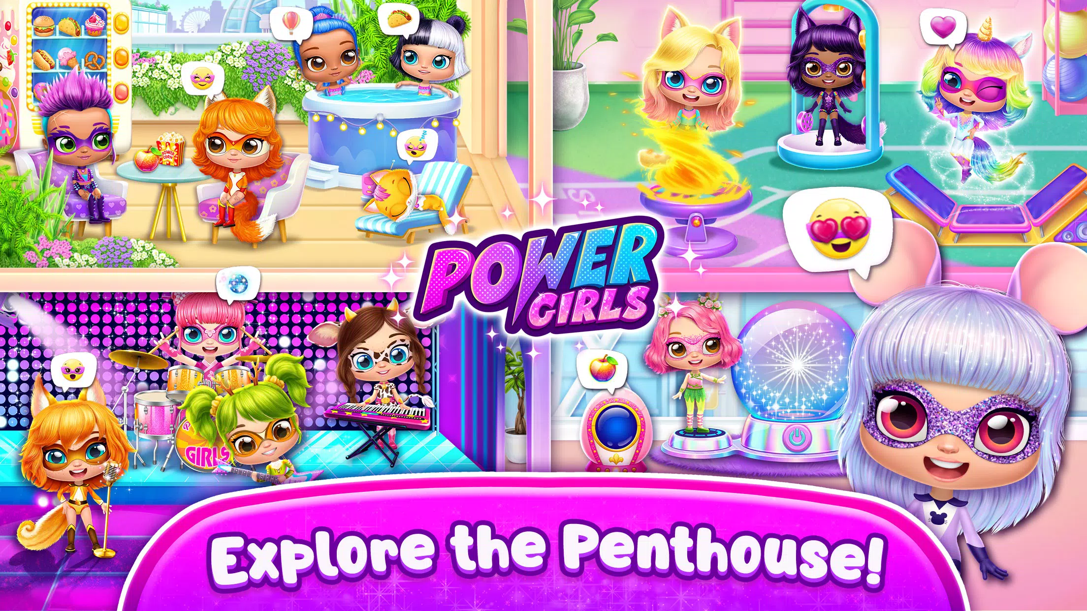 Power Girls - Fantastic Heroes Capture d'écran 2