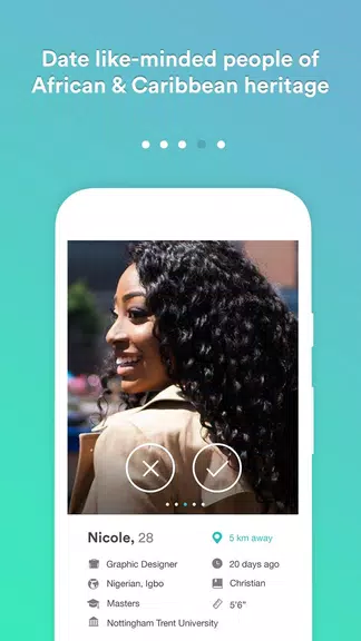 Africlick - African Black Dating & Networking App ဖန်သားပြင်ဓာတ်ပုံ 1