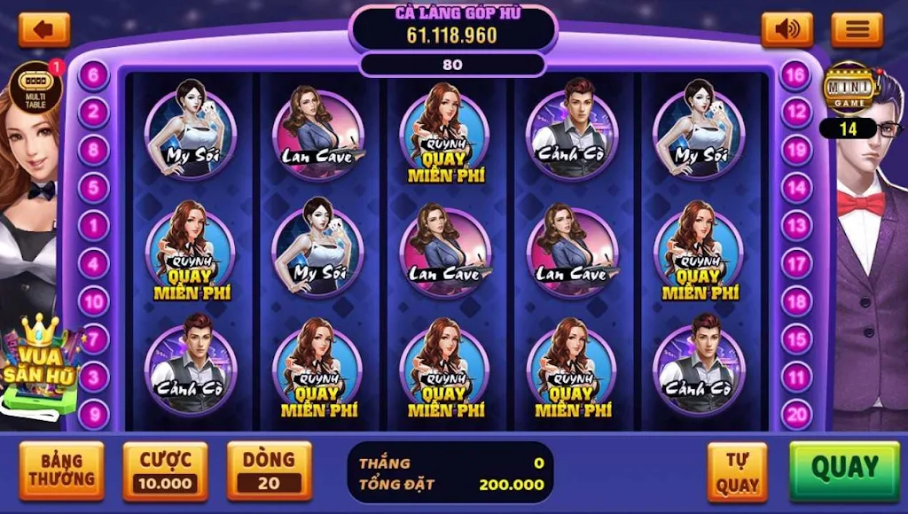 VinVip - No Hu, Xeng, Slots phat loc應用截圖第2張