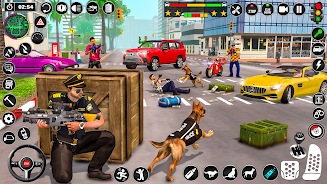 Police Dog Crime Chase Game 3D স্ক্রিনশট 2