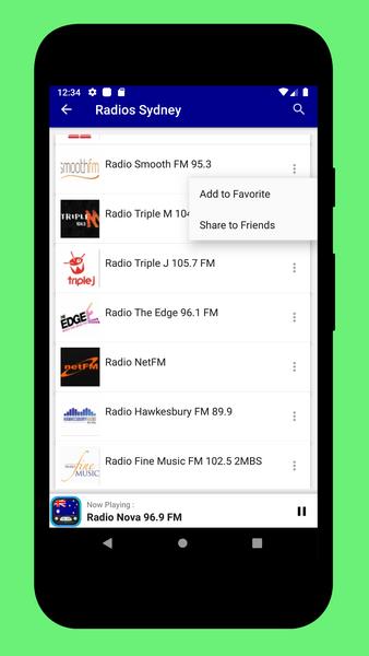 Radio App Australia: FM Online Capture d'écran 2