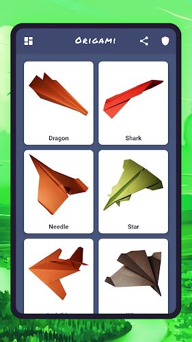 Origami aircraft, paper Screenshot 3