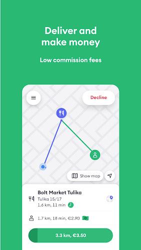 Bolt Food Courier スクリーンショット 0