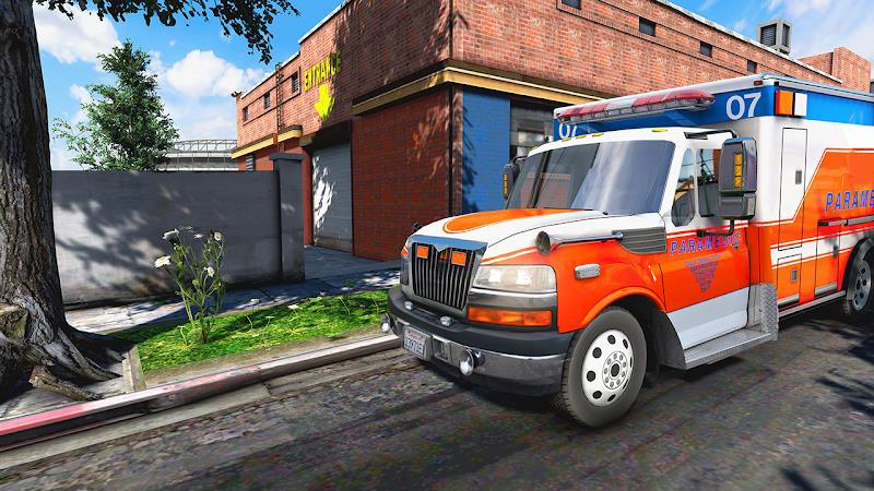 Hospital Driver Ambulance Game Captura de tela 1