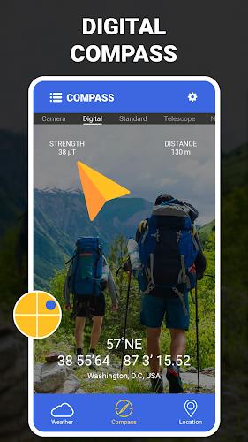 Digital Compass - GPS Compass ဖန်သားပြင်ဓာတ်ပုံ 0