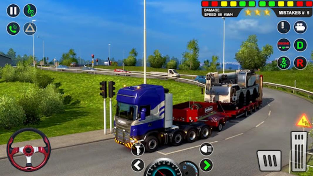 Europe Truck Simulator Driving ဖန်သားပြင်ဓာတ်ပုံ 2