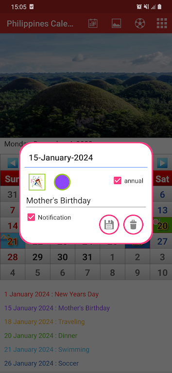 Philippines Calendar 2024應用截圖第1張