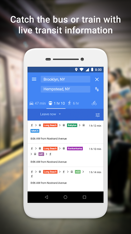 Google Maps Go - ट्रांज़िट आदि स्क्रीनशॉट 2