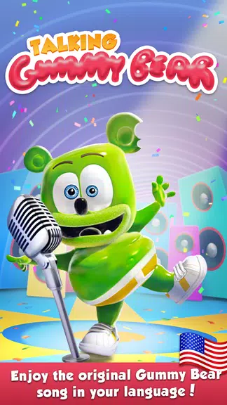 Talking Gummy Bear Kids Games Ảnh chụp màn hình 0