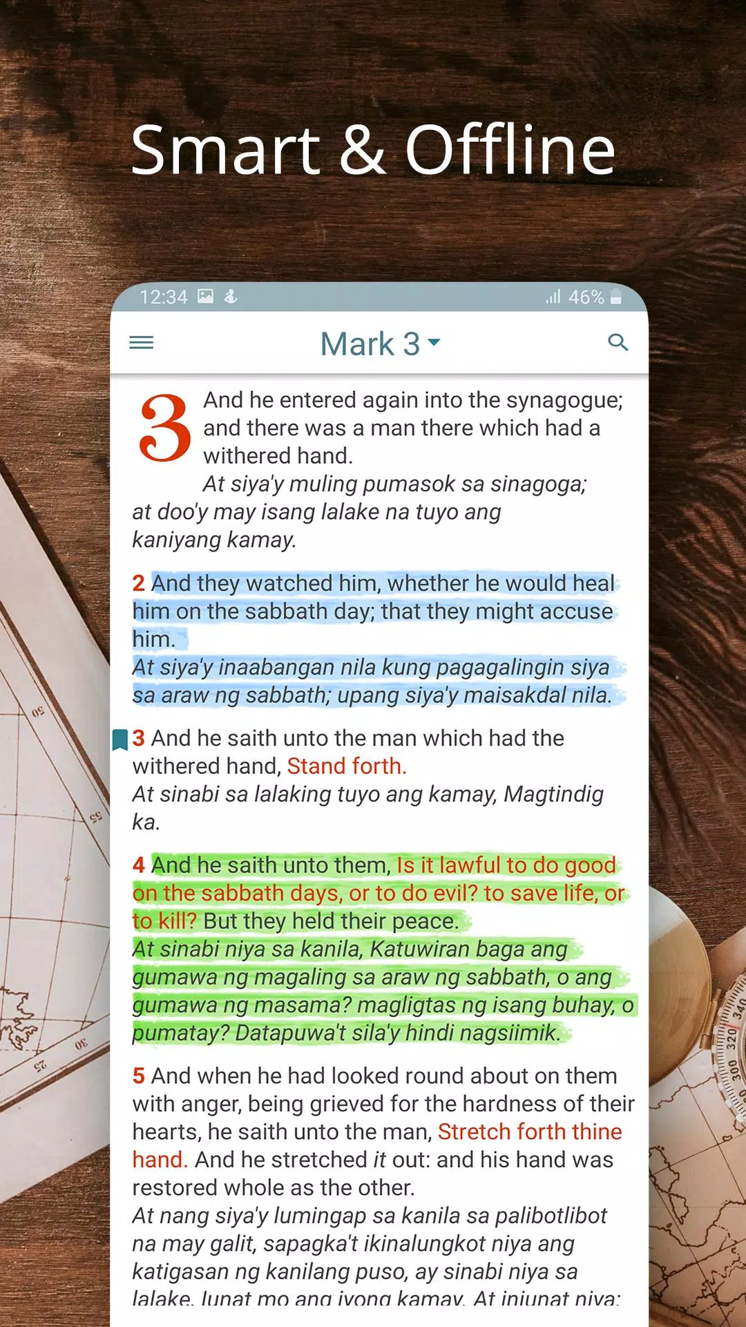 English Tagalog Bible Offline Скриншот 0