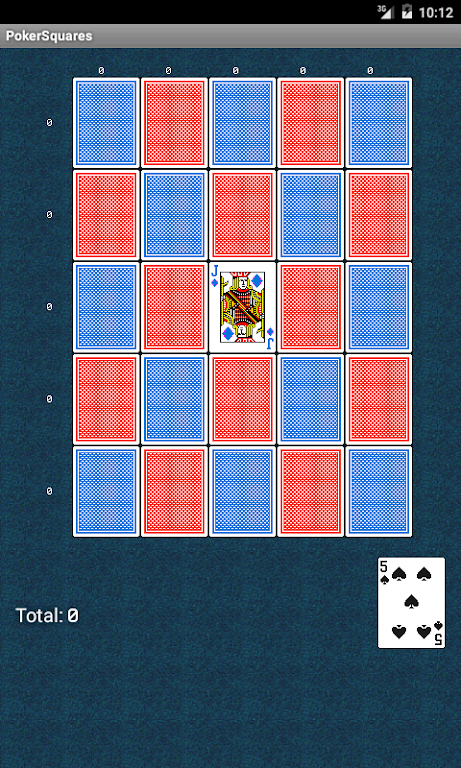 Poker Squares Capture d'écran 3
