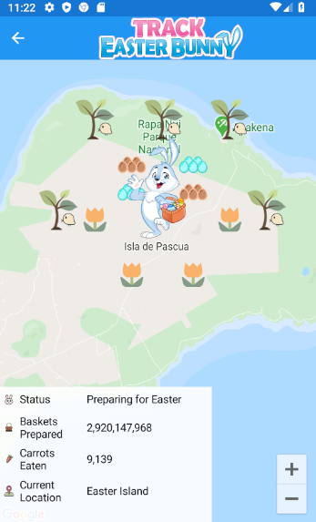 The Easter Bunny Tracker ဖန်သားပြင်ဓာတ်ပုံ 1