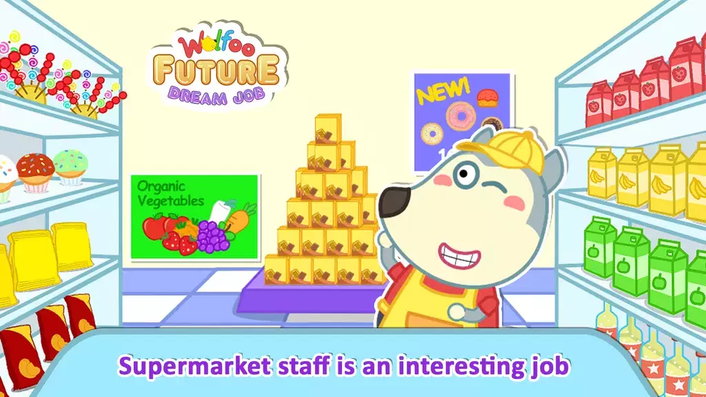 Wolfoo: Kid's Future Dream Job Ảnh chụp màn hình 1