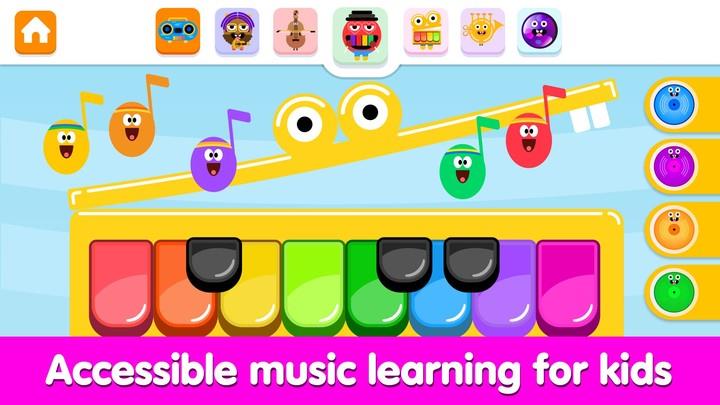 Baby Piano Game For Kids Music Schermafbeelding 0