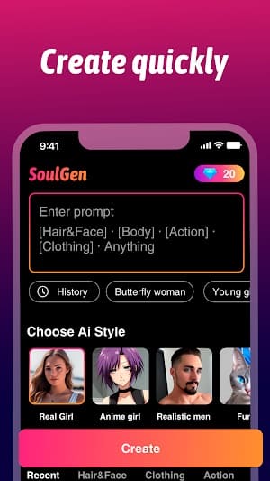 SoulGen AI mod apk latest version