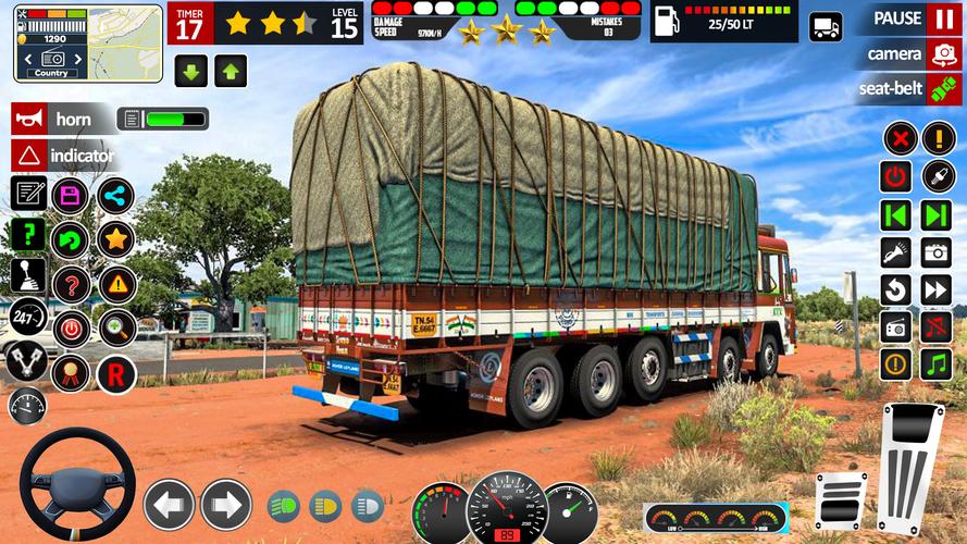 Indian Lorry Truck Driving 3d Captura de tela 3