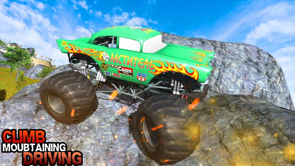 Pickup Truck Hill Climb Racing Captura de pantalla 3