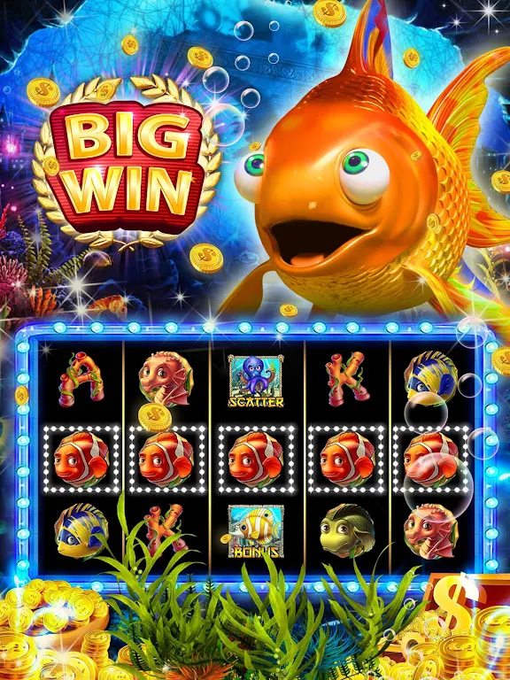 Goldfish Slots: Free Golden Casino Slot Machines ภาพหน้าจอ 0