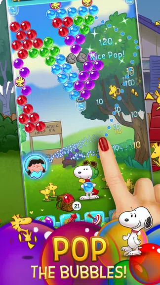 Bubble Shooter - Snoopy POP! Schermafbeelding 0