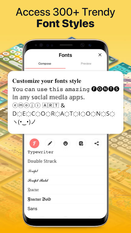 Font Changer Keyboard App Capture d'écran 1