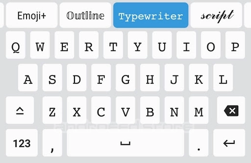 Fonts - Teclado para Letras Captura de tela 2