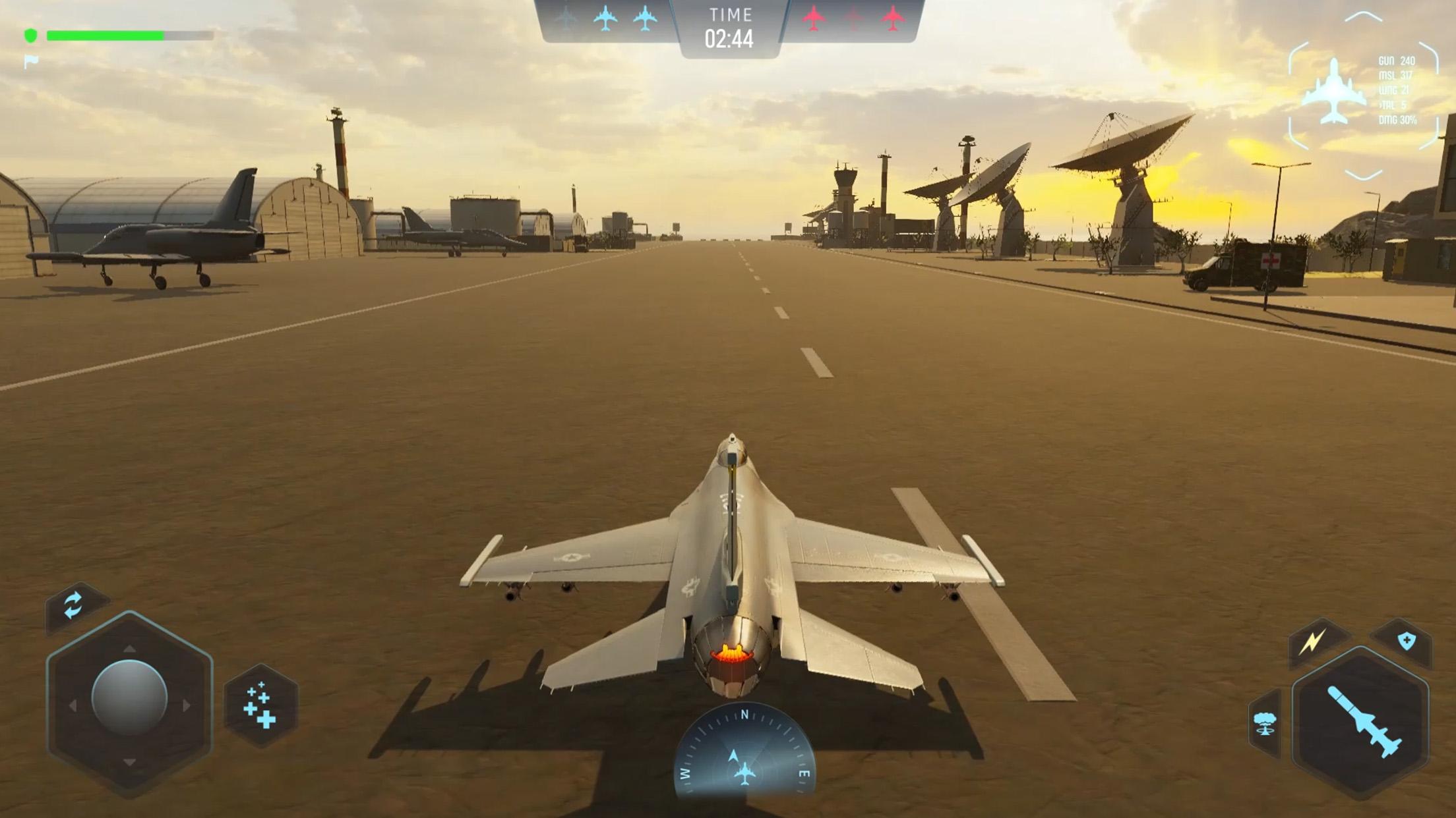 Sky Warriors: Flugzeugspiel Screenshot 0