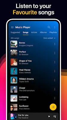 Muzio Player - Music Player - MP3 Player ဖန်သားပြင်ဓာတ်ပုံ 2