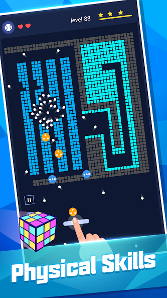 Break Bricks - Bricks Breaker Mod Captura de tela 2