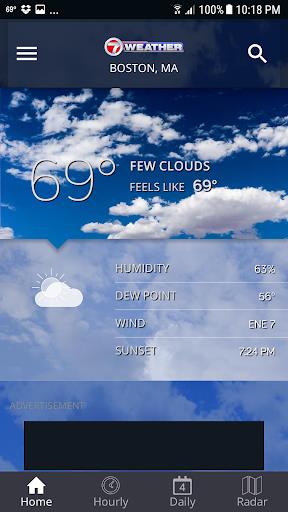 WHDH 7 Weather - Boston Ảnh chụp màn hình 0
