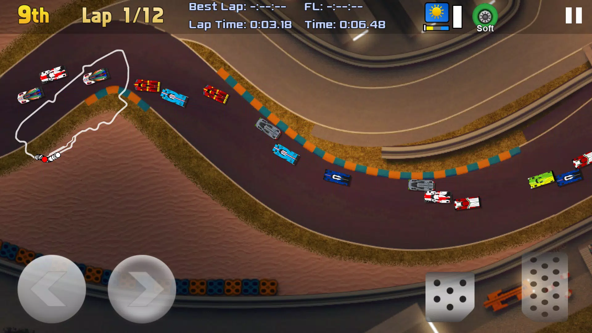 Ultimate Racing 2D 2! Zrzut ekranu 1