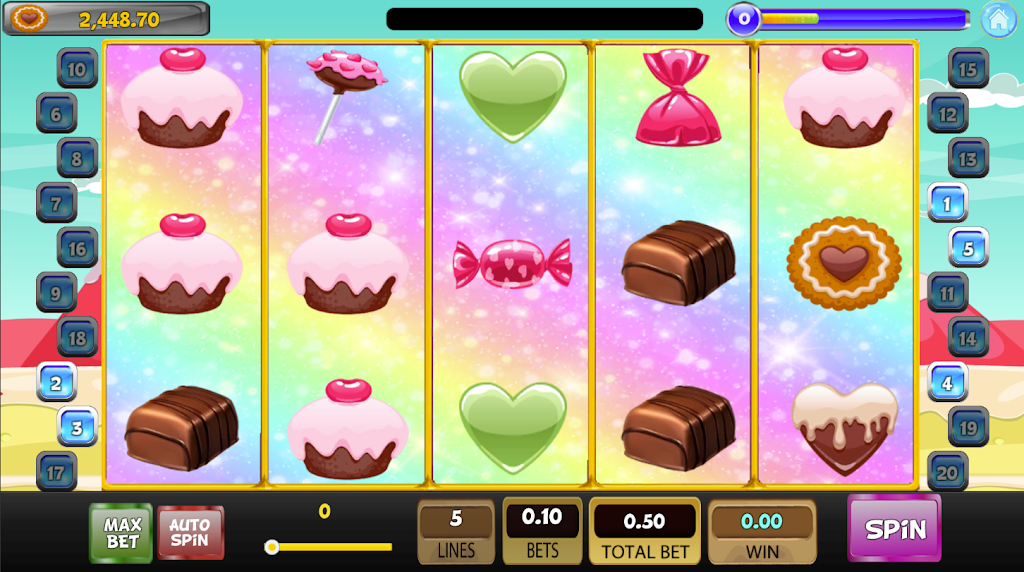 Candy Sweet Slot machine ภาพหน้าจอ 1