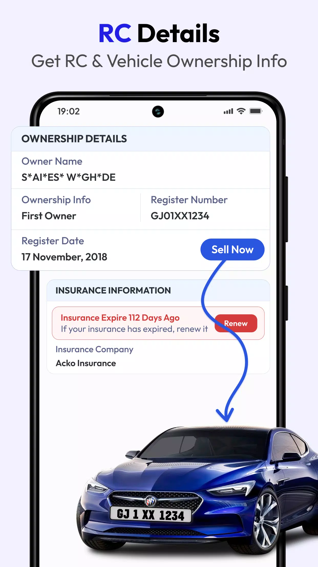 RTO Vehicle Info Ekran Görüntüsü 1