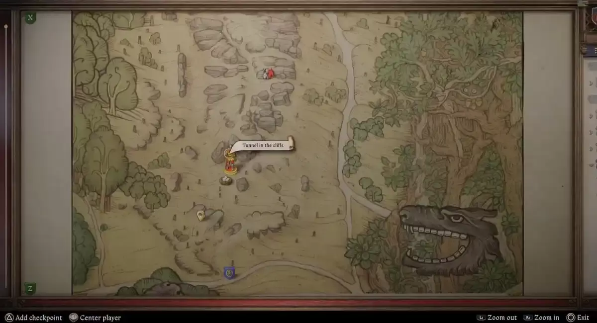 Map to Ventza's Treasure in Kingdom Come: Deliverance 2