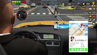 US Taxi Car Driving Games Screenshot 2