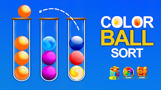 Color Ball Sort Puzzle Game 3D Tangkapan skrin 1