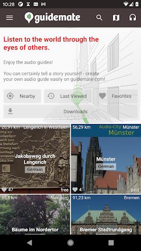 guidemate Audioguide-Plattform Скриншот 3