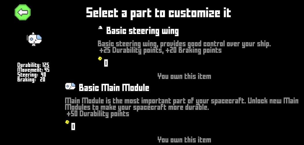 Space Pilot Screenshot 1