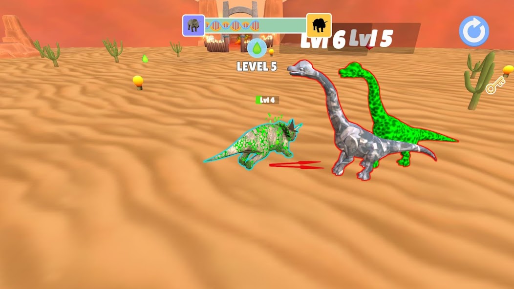 Dino Evolution - Rise & Fight Mod スクリーンショット 1