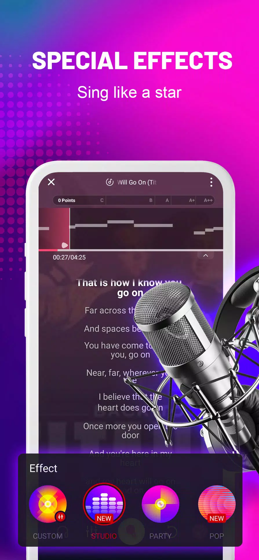 Schermata StarMaker: Sing free Karaoke, Record music videos 0