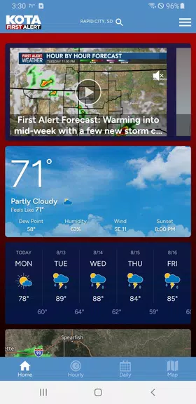 Schermata KOTA First Alert 0