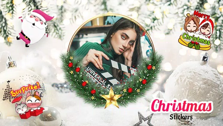 Christmas Photo Frames, Editor Capture d'écran 1