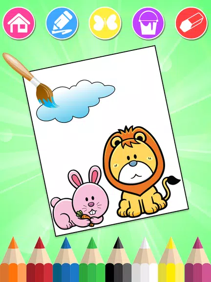 Coloring Games: Color Animals ภาพหน้าจอ 1