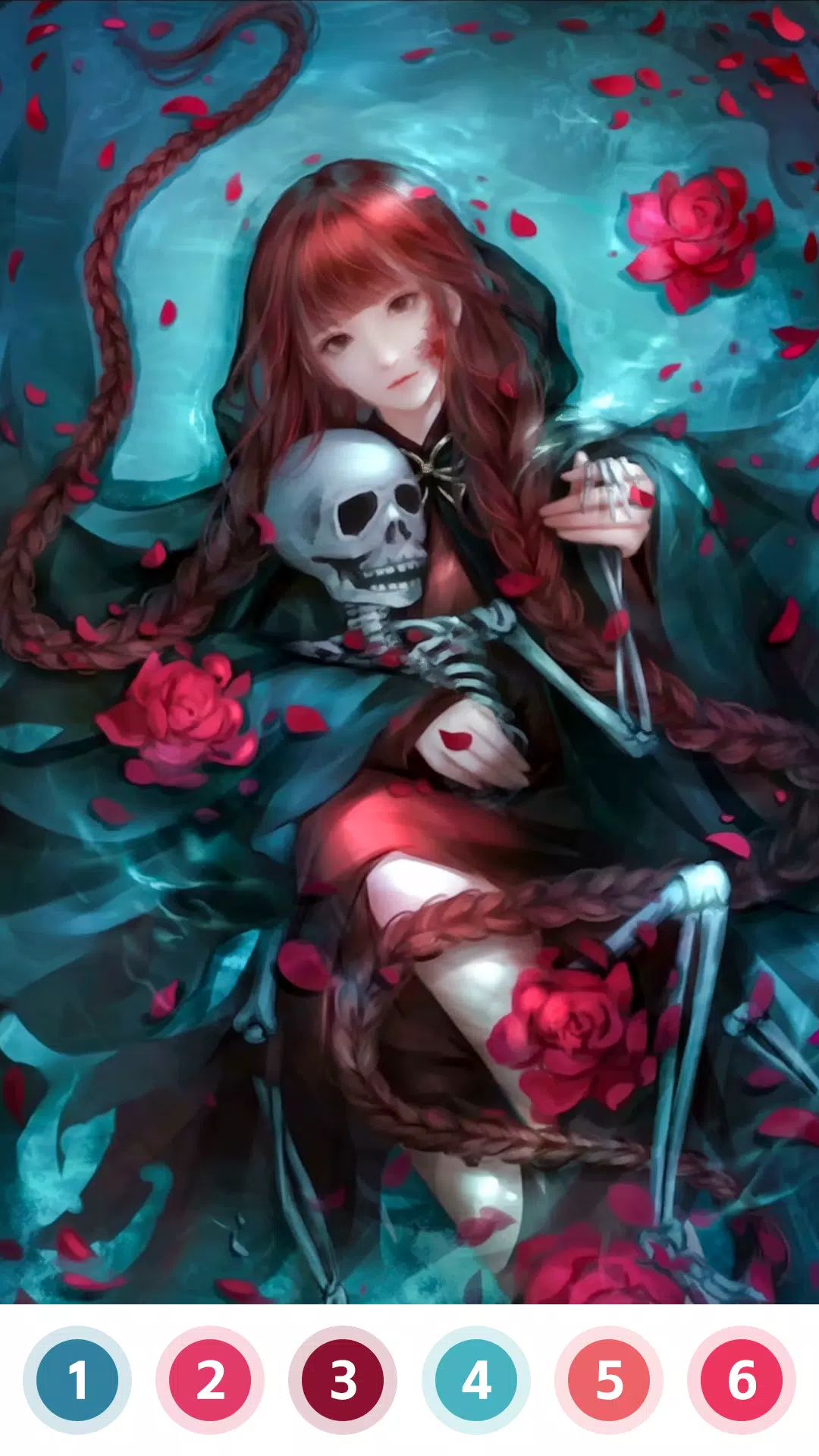 Love & Death Paint by Number Zrzut ekranu 1