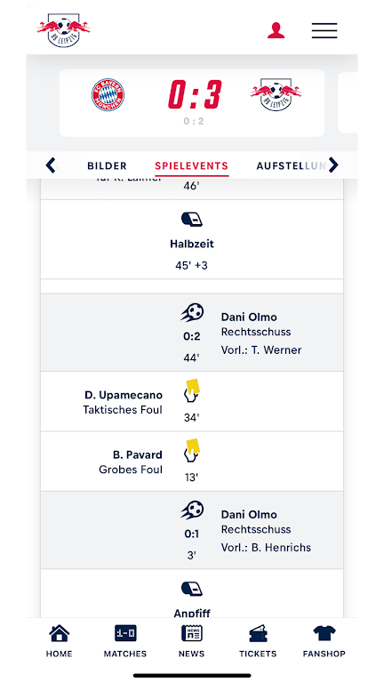 RB Leipzig Captura de pantalla 2