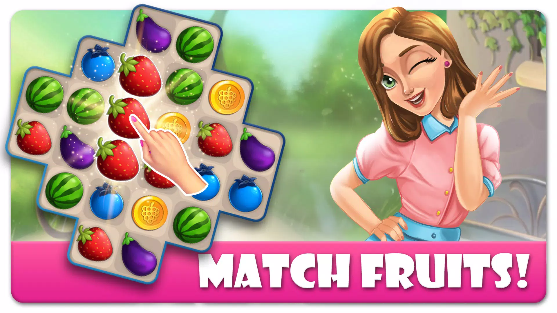 Anna's Garden: Match 3 Games Captura de pantalla 0