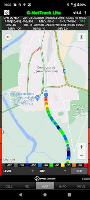 G-NetTrack Lite Schermafbeelding 1