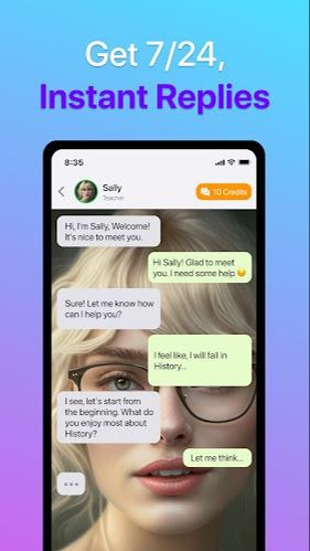 Chatty: AI Roleplay Characters Zrzut ekranu 0