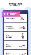 Buttocks Workout - Hips, Butt Tangkapan skrin 3