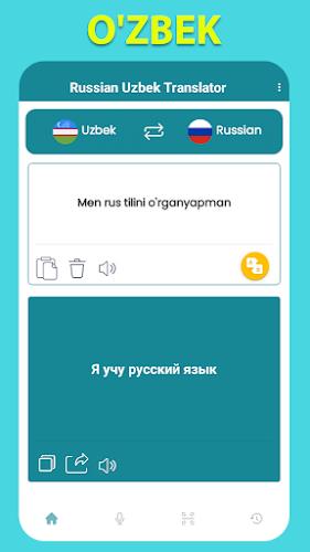 Russian Uzbek Translator Captura de tela 1