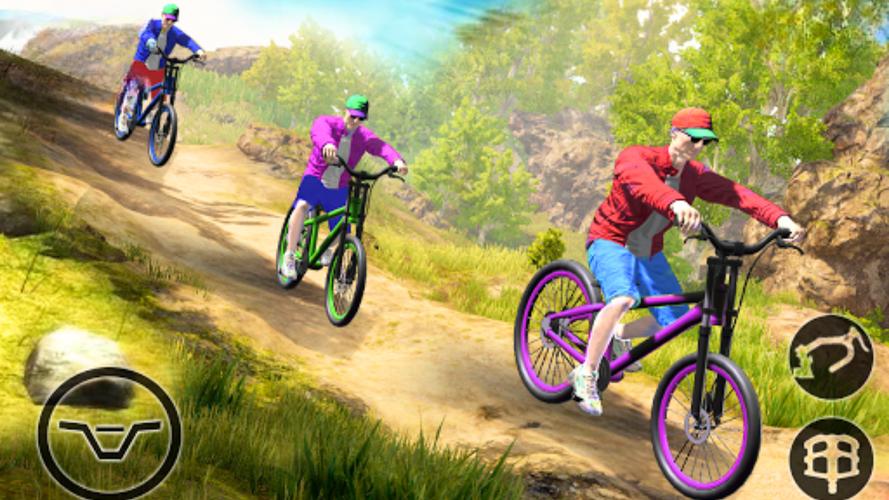 BMX Offroad Racing-Cycle Games Скриншот 1